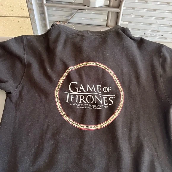 rare HBO Store Shop Game of Thrones Black Hoodie jacket sweatshirt - Picture 6 of 10